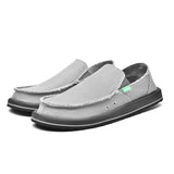 New Breathable Casual Cloth Shoes Handsome Men's Canvas Shoes Burst A Foot Lazy Man's Feet Fisherman