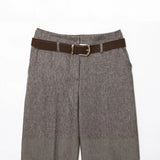 Women's Clothing INS Burst Fashion Casual Hundred With Belt Twill