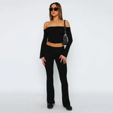 Solid Color Slim Slimming Low