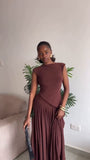 2025 New Women's Folded Commuting Skirt Fashion