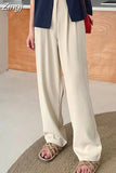 Pants Women Various Lengths All-match Spring Loose Empire Ins Simple College Mujer Solid Trousers Baggy Fashion