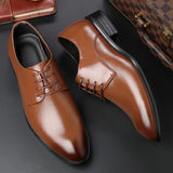 Zingj Summer Formal Shoes Korean Version Board Shoes Office Shoes Business Tie Belt Solid Color Versatile Men's Casual Shoes Men's