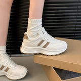 Version Of The Training Shoes Women In The Autumn Of 2025 New Thick Soles To Increase The Feet Of Small Old Shoes Students Sports Casual