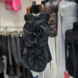 Spring 2025 New Fashion Design Three-Dimensional Flowers Sexy Chest To Close Waist And Back Tied With Dress