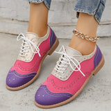 Spring And Autumn Of 2025 Burning Brock Single Shoes Women's Large Size Thrombotic With Round Head Single