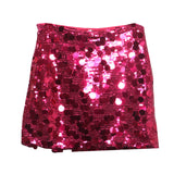 Shooting Heavy Industry Glitter Bling Bling Dress Babes Night Shop High-Waisted Ass A Short Skirt