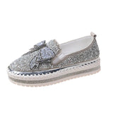 Drill Pine Cake Lefu Shoes Flat Soles Of Casual Shoes Spring And Autumn New Butterfly Gelits Single