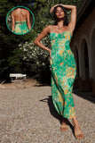 Zingj Summer New Royal Sister Wind With Beautiful Back French Low-Cut Sling Dress