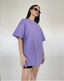 Spring Summer New Solid Color T-Shirt Women Hot Pure Cotton Short-Sleeved Top
