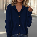 Sheintemu Autumn And Winter Long-Sleeved Women's Sweater Cardigan