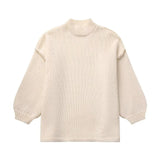 Women's ZA Street Fashion Multi-Colored Half-Neck Knitwear