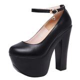 Hate Tiangao Waterproof Platform, High Heels, Female Models, Cheongsam Shoes, Catwalk Shoes, 15CM Thick Heels, Round Head