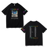 New Coldplay Concert Around The Same Short-Sleeved T-Shirt Cool Play Band Concert