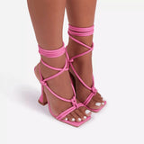 Heels Large-Size French-Style Spine High-Heeled Sandals Women's Shoes Spring And Autumn