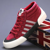 Autumn New Men's Shoes Trendy Shoes Men's High-Help Canvas Shoes Korean Version Of The Trend Of Leisure Shoes Breathable