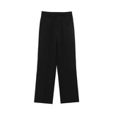 New Women's Collar Short-Sleeved Short Coat Straight Trousers 8491053