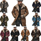 Autumn And Winter Men's Coat Velvet Jacket More Pocket Coat More