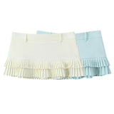 Women's Clothing INS Burst Sexy Sweet Spicy Wind Low-Rise Hottie 100-Fold Short Skirt Legs