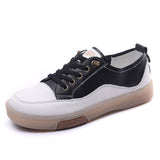 Leather Soft Sole Shoes Low Help Flat-Bottomed Small White Shoes Spring And Autumn Cowhish Casual Lazy Shoes Comfortable And