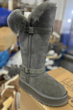 Boots Fur One Snow Boots Women's 2025 New Thick Bottom Women's High-Heeled Winter Thick Cotton