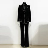 New Star Fashion Scarf Hot Loose Suit Suit Trousers Set Two
