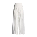 Zingj Casual Suit Female 2024 Summer New Long Sleeve Short Suit Coat Mesh Open Fork Wide Leg