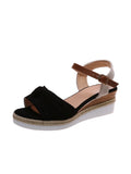 New Sandals Women's Bow Rope Soles Light Women's Shoes Fish Mouth Thick-Soled