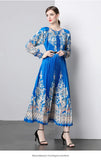 New Women's Dress Dress Oversized Dress Print 100 Folds T-Shirt With T-Shirt Holiday Casual