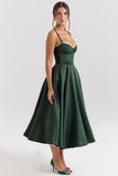 Women's New Sling V-Neck Sleeveless Dress Pony