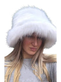 Winter Warm Fur Bucket Hats For Women Outdoor Hat Soft Fleece Fisherman Cap Korean Fashion Chic Lady Causal Caps