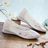 Zingj Heel Embroidered Cloth Shoes Summer Ladies Sandals Ethnic Style Fashion With Hanfu