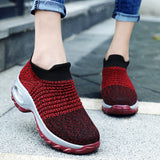 Explosion Women's Shoes Air Cushion Flying Sneakers Shoes Shoes Fashion Rocking Shoes Casual Shoes Socks