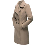 Autumn And Winter New Japanese And Korean Explosion Orders Long Hairs, Women's Coat Multi-Color Multi-Code Coat Double Buckle