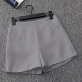 Zingj Shorts Female Summer Dress 2024 New Korean Version Of High Waist A-Word Wide Leg Pants Loose Show Thin Wear Casual