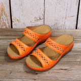 2025 Retro Car Anti-Slip Slope With Round Head Cool Slippers Women's Slippers Line