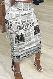 Elastic High Waist Skirt Women Midi Skirts Spring Autumn Draped Lace-Up Skirt Office Ladies Casual Skirts Woman