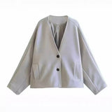 Women's Coat ZA Autumn And Winter New Hair And Suit Spring