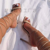 And Summer 2025 New Fashion Strap High Heel Sandals 35-43