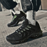 New Air Cushion Cushion Rebounding Running Shoes Men's Mesh Breathable Wear-Resistant Sneakers Men's Running
