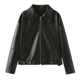 Women's ZA New Temperament Fashion Personality Red Two-Color