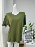 Cotton Collar Solid Color T-Shirt Girl 2025 Spring And Summer New Hot Cotton Short-Sleeved