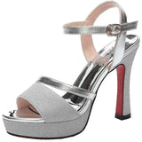 Women's 2025 New Summer Temperament And Heel Without Tired Waterproof Table Fashion High