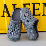 Men's New Summer Wear Sports Driving Two Holes To The Foot Feel Anti-Slip Beach
