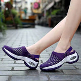 New Large-Size Mesh Women's Shoes Spring And Summer Daily Sandals One Foot And Half Drag Mother Shoes Air Cushion Women's