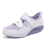 Summer New Breathable Hot Air Cushion Women's Single Shoes Thick-Soled Air Cushion Women's Casual Shoes Magic