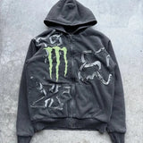 Autumn And Winter New Plus Thick Double Hoodie Korean Version Of Loose Tops For Street