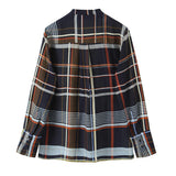 Women's Explosive Fashion Casual Pocket Shirt + Plaid Pants