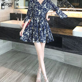 Dresses Women Elegant Summer Sashes Fashion Korean Style Females Sweet Casual Vintage Платье Женское Clothes Above