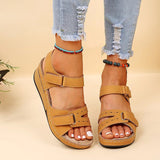 2025 Large-Size Casual Fish Mouth Sandals Hot Roman Wind Sandals Women Wear Magic