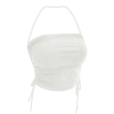 Rope Hanging Neck Small Sling Vest Women Summer New Sexy Hot Girls Inside And Outside Wearing A Unique Thai Bottom